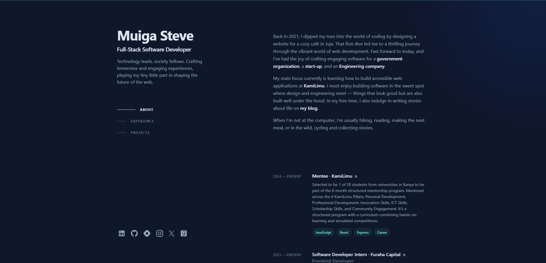 Portfolio Website v2